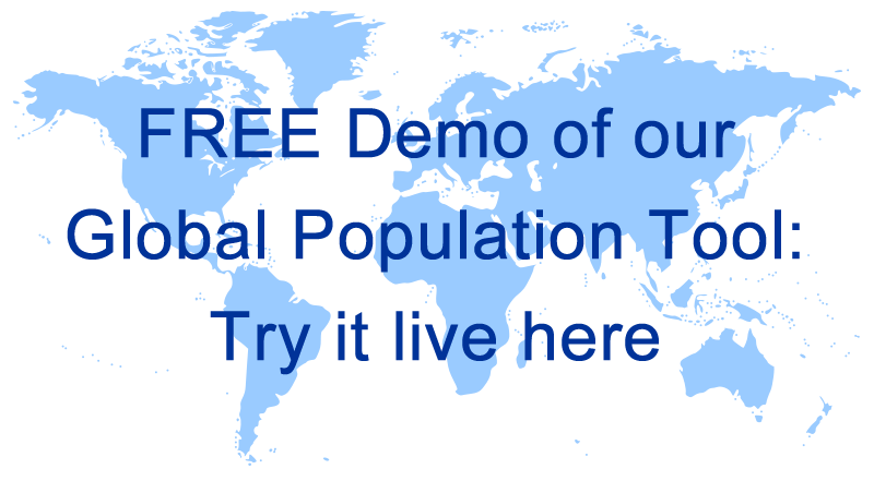 Free Global Population Tool Demo